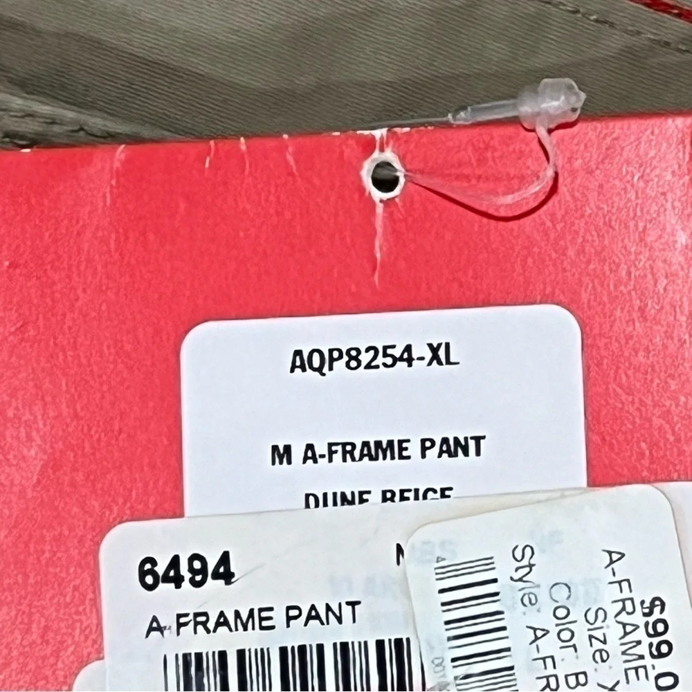 NWT Deadstock The North Face Men’s XL HYVENT A-Frame Lined Snow Pants Insulated